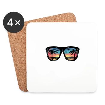 Mallorca Dream Team - Coasters (set of 4) - white - Front
