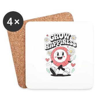 Éducateur de maternelle disant idée de cadeau amusante - Dessous de verre (lot de 4) - blanc - Devant