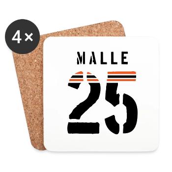 Malle 2025 Trikot - Untersetzer (4er-Set) - Weiß - Vorne