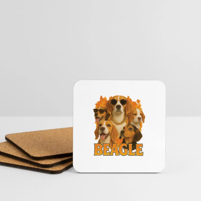 Beagle Untersetzer (4er-Set)