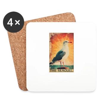 Seagulls Seagull - Coasters (set of 4) - white - Front