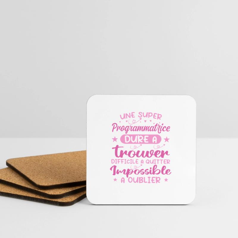 A Super Programmer - Programmer Gift Coasters (set of 4)