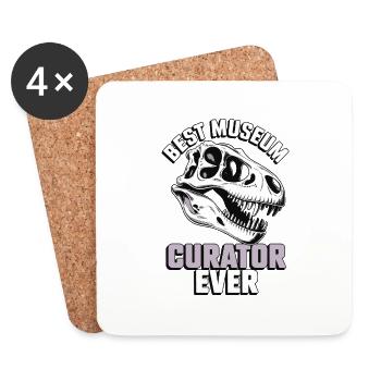 Museum - Coasters (set of 4) - white - Front