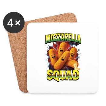 Mozzarella - Coasters (set of 4) - white - Front
