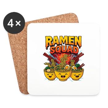 Ramen - Coasters (set of 4) - white - Front