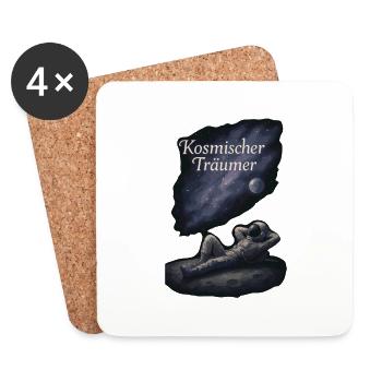 Cosmic Dreamer Space Fantasy - Coasters (set of 4) - white - Front