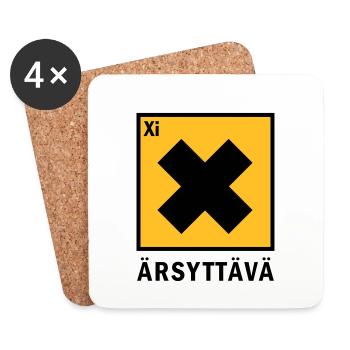 irritating - Coasters (set of 4) - white - Front