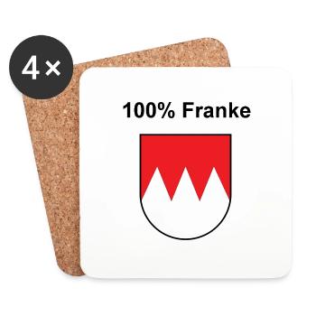 100% Franke - Untersetzer (4er-Set) - Weiß - Vorne