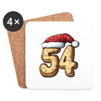 54 Number Christmas - Coasters (set of 4) - white - Front