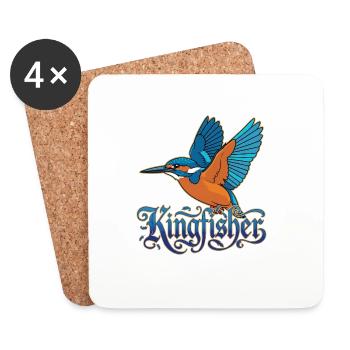 kingfishers - Coasters (set of 4) - white - Front