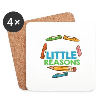 I Love My Job For All The Little Reasons - Untersetzer (4er-Set) - Weiß - Vorne