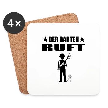 Garten - Untersetzer (4er-Set) - Weiß - Vorne
