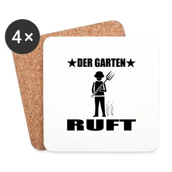 Garten - Untersetzer (4er-Set) - Weiß - Vorne