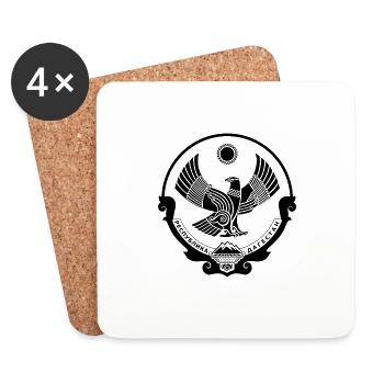 dagestan by caucased4rggz2 - Dessous de verre (lot de 4) - blanc - Devant
