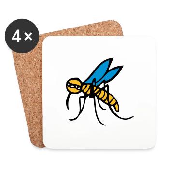 mosquito 2405 - Coasters (set of 4) - white - Front