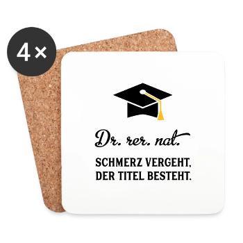 drrernat - Untersetzer (4er-Set) - Weiß - Vorne