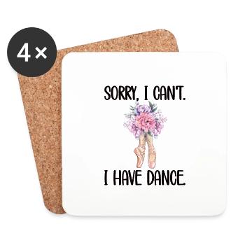 Ballet Dancer Gift Ballerina Ballet Dancer - Coasters (set of 4) - white - Front