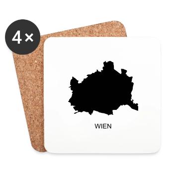 Vienna - Coasters (set of 4) - white - Front