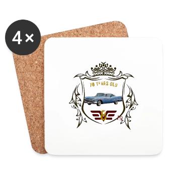 70 Years Old - Untersetzer (4er-Set) - Weiß - Vorne
