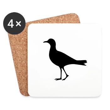 Bird - Coasters (set of 4) - white - Front