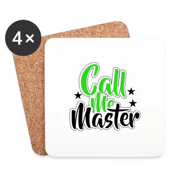 Master's Degree Graduation Graduation University - Coasters (set of 4) - white - Front