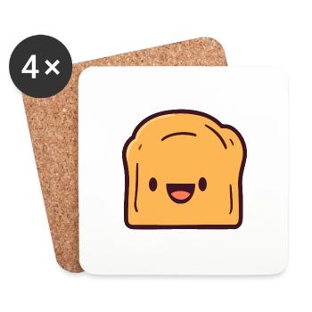 Handful - Coasters (set of 4) - white - Front