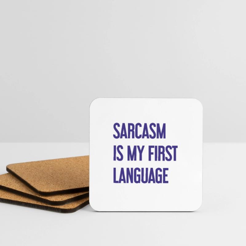 Sarcasmo Pro Sottobicchieri (set da 4 pezzi)