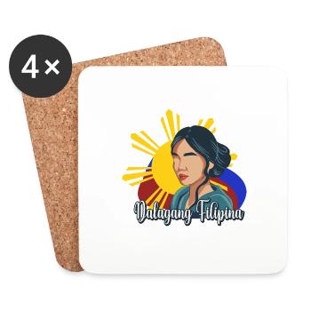 Philippines Drapeau philippin Filipiniana I Cadeau - Dessous de verre (lot de 4) - blanc - Devant