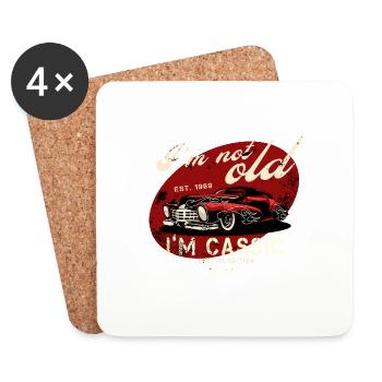 I'm not old, I'm classic. Special Edition 1969. - Untersetzer (4er-Set) - Weiß - Vorne