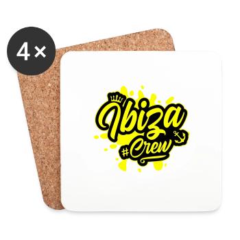 Ibiza Équipage - Dessous de verre (lot de 4) - blanc - Devant