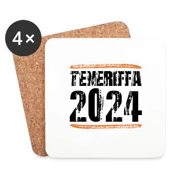 Tenerife 2024 Saying - Coasters (set of 4) - white - Front