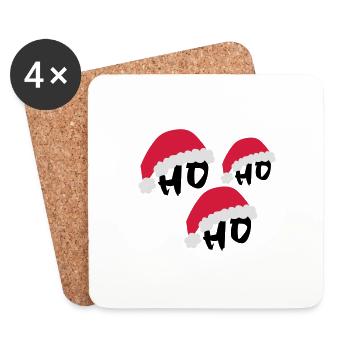 christmas - Coasters (set of 4) - white - Front
