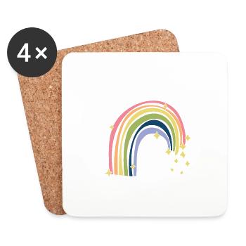 I'm My Therapist's Favorite Funny Psychologist - Coasters (set of 4) - white - Front