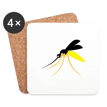 Mosquito - Coasters (set of 4) - white - Front