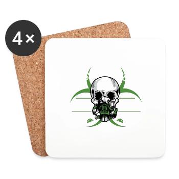 A propos de mon laboratoire Labortechniker Gift - Dessous de verre (lot de 4) - blanc - Devant