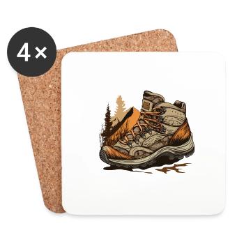 Wander - Coasters (set of 4) - white - Front