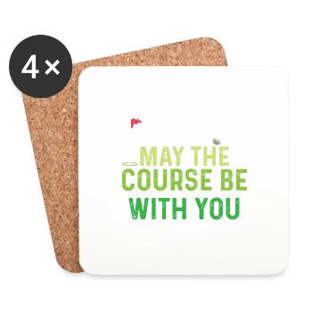 Course with you. Athlete Poison - Coasters (set of 4) - white - Front