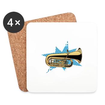 Brass Weapon Abomination Poison - Coasters (set of 4) - white - Front