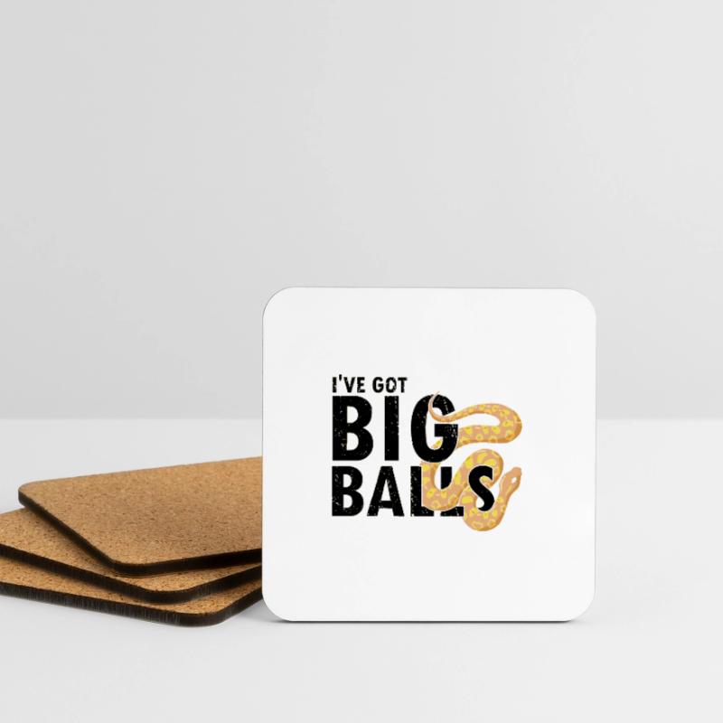 King python design for snake lovers Coasters (set of 4)