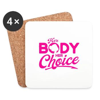 Women's rights Equal rights - Coasters (set of 4) - white - Front