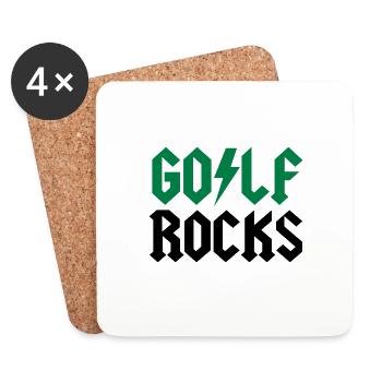 Golf - Untersetzer (4er-Set) - Weiß - Vorne