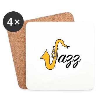 Jazz - Untersetzer (4er-Set) - Weiß - Vorne