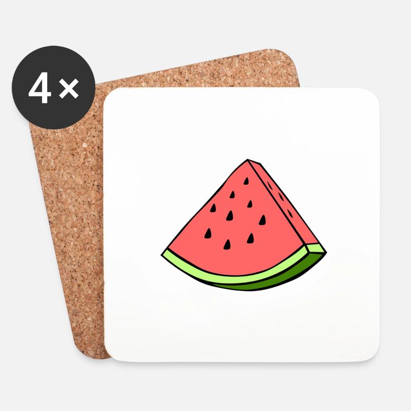 watermelon summer - Untersetzer (4er-Set) - Weiß