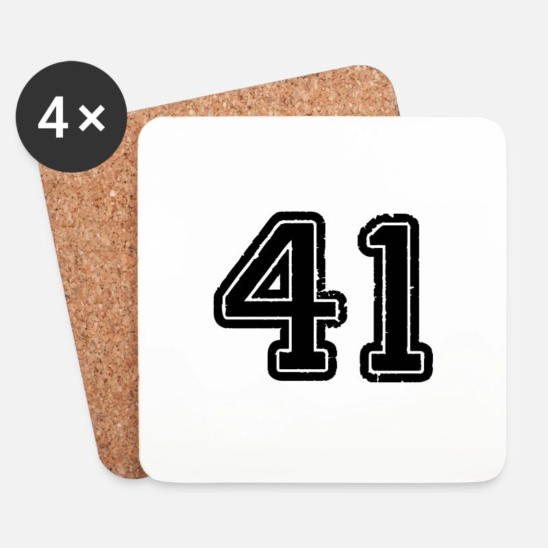 41 - Coasters (set of 4) - white