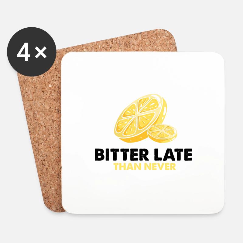 Lemonade Lemon Lemonade Lemonade Lemonade Stand Design - Coasters (set of 4) - white