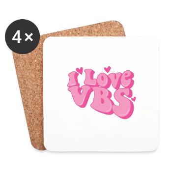 I Love VBS Crew Vacation Bible School Bible - Coasters (set of 4) - white - Front