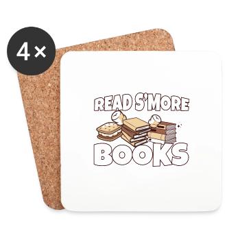Read Smore Books Reading Squad Summer Camp - Untersetzer (4er-Set) - Weiß - Vorne