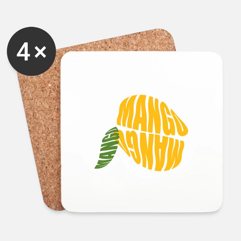 Mango - Untersetzer (4er-Set) - Weiß