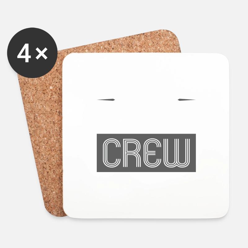 Climbing Crew - Untersetzer (4er-Set) - Weiß