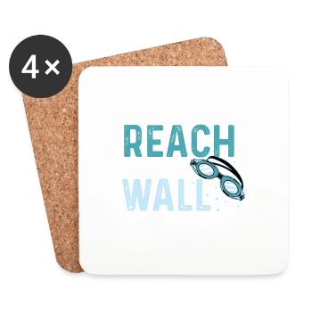 Reaching the wall Turner Poison - Coasters (set of 4) - white - Front